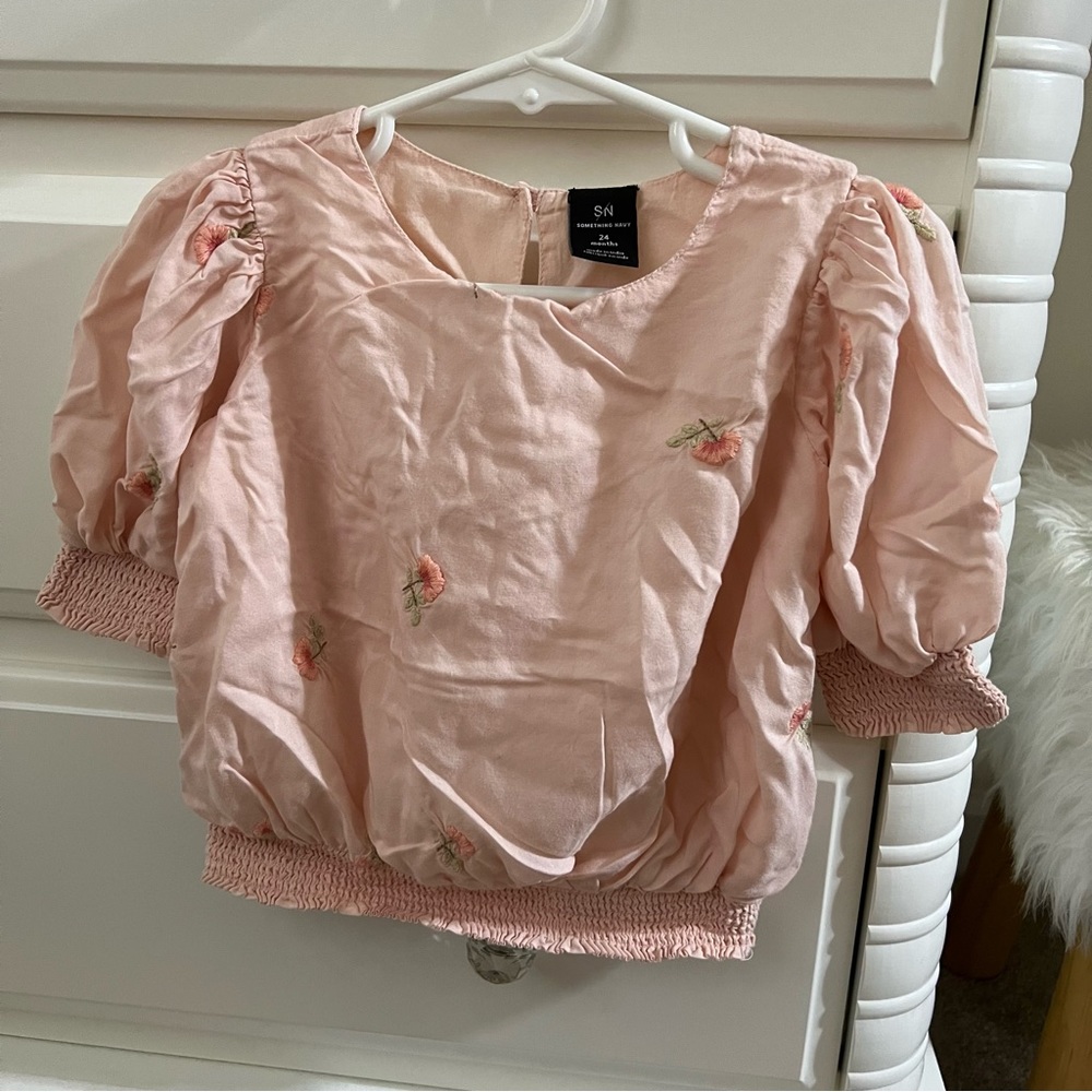 Something Navy blouse